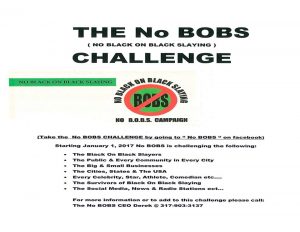 NO BOBS Official Flyers